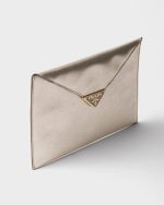 Prada Saffiano leather envelope clutch - Image 2